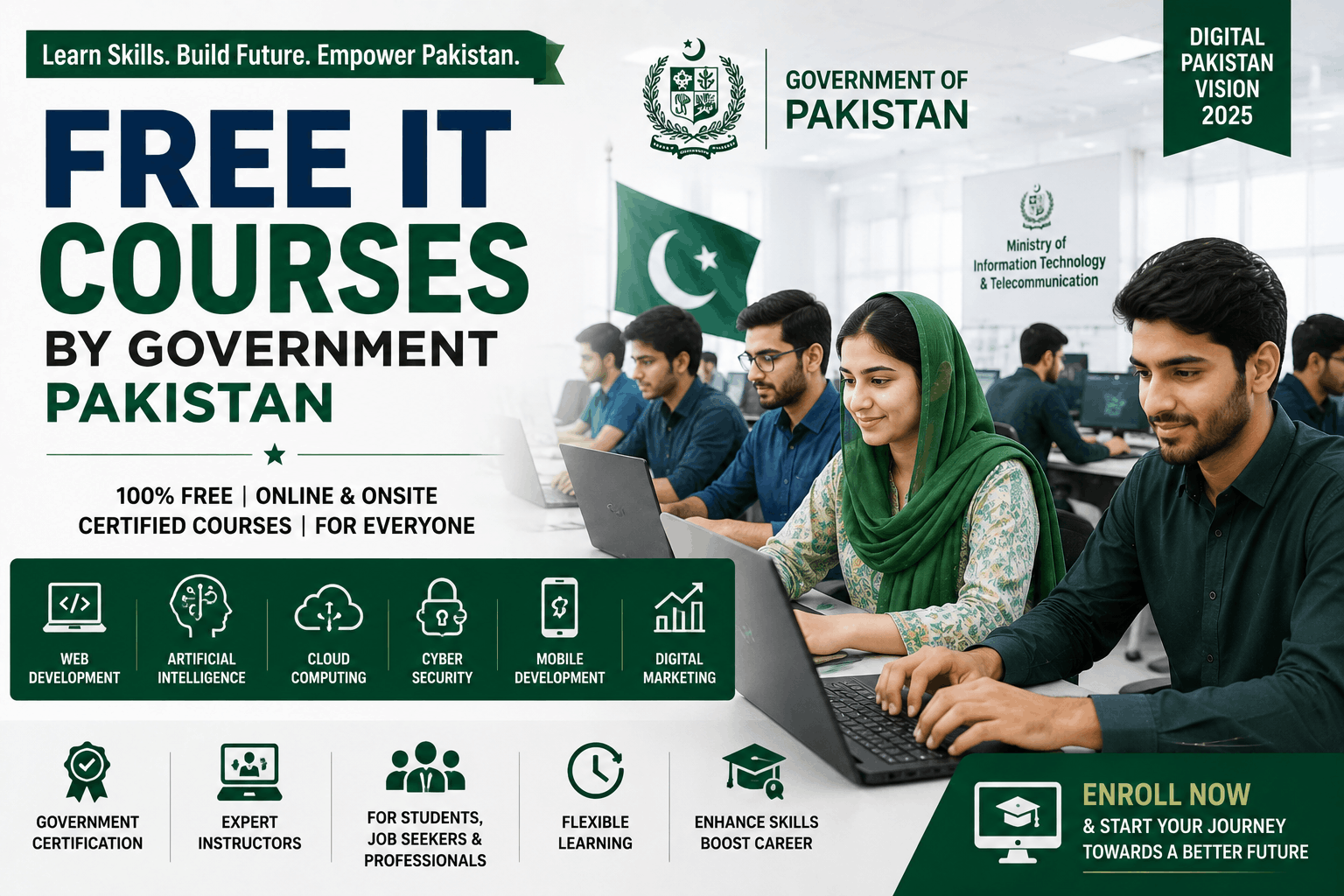 Free IT Courses by Government Pakistan