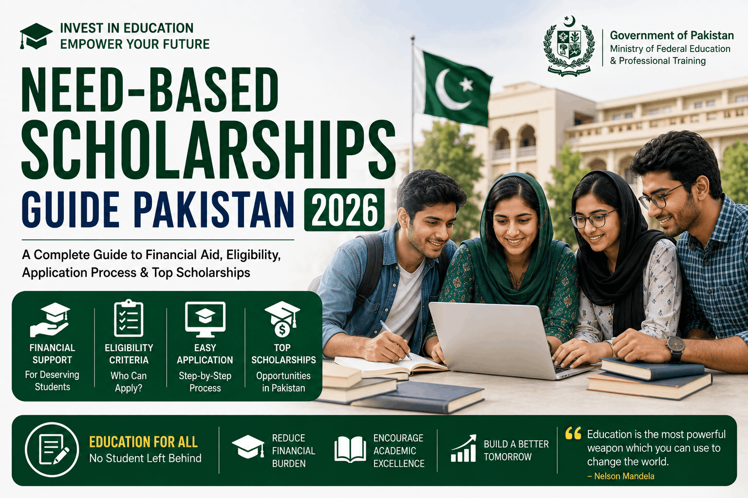 Need-Based Scholarships Guide Pakistan 2026