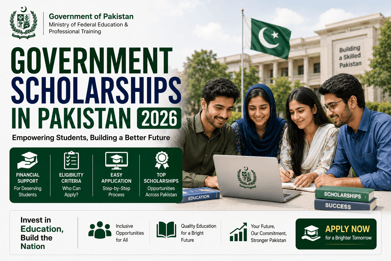 Government Scholarships in Pakistan 2026