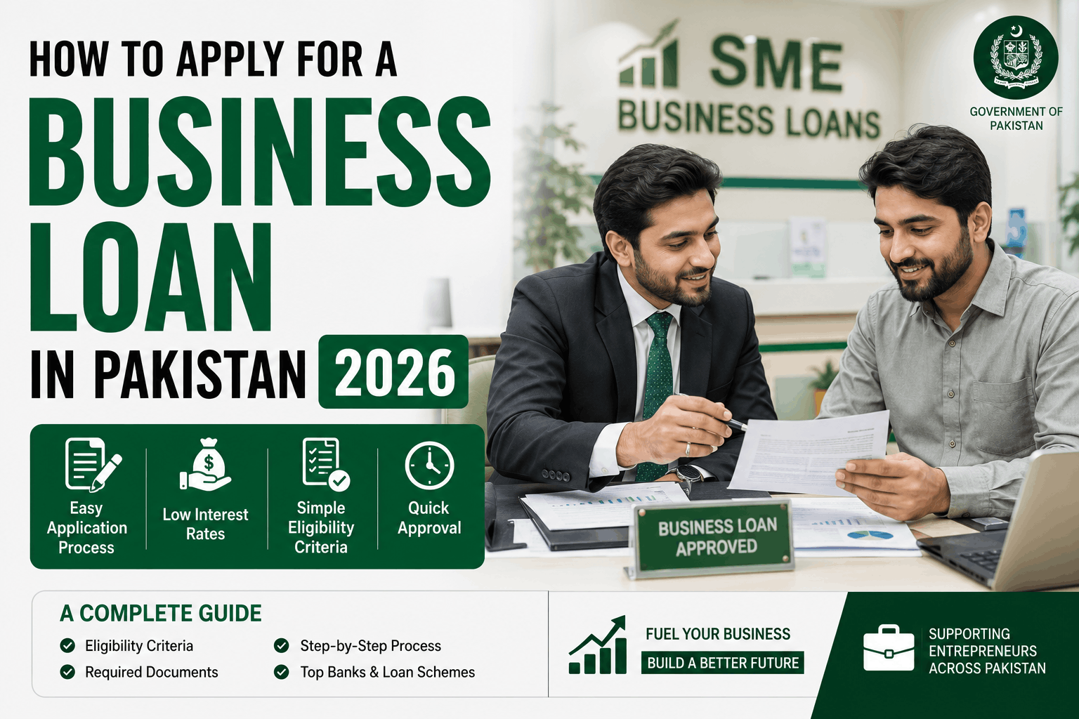 How to Apply for a Business Loan in Pakistan