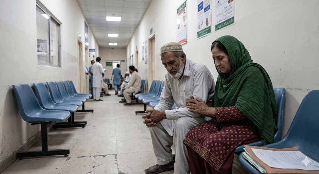 The cardiologist's estimate for bypass surgery at a private hospital was Rs. 600,000 to Rs. 800,000