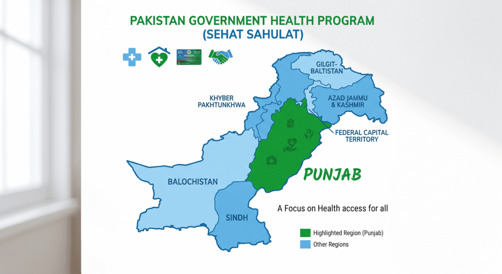 In Punjab, the Sehat Card has been expanded to cover all registered families in Punjab