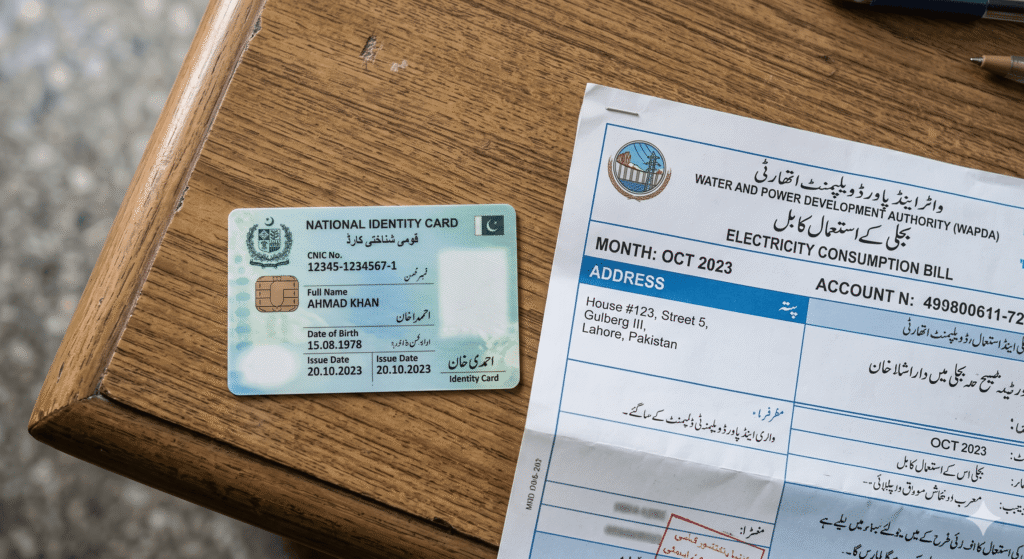 your CNIC address determines which Union Council is responsible for your enrollment